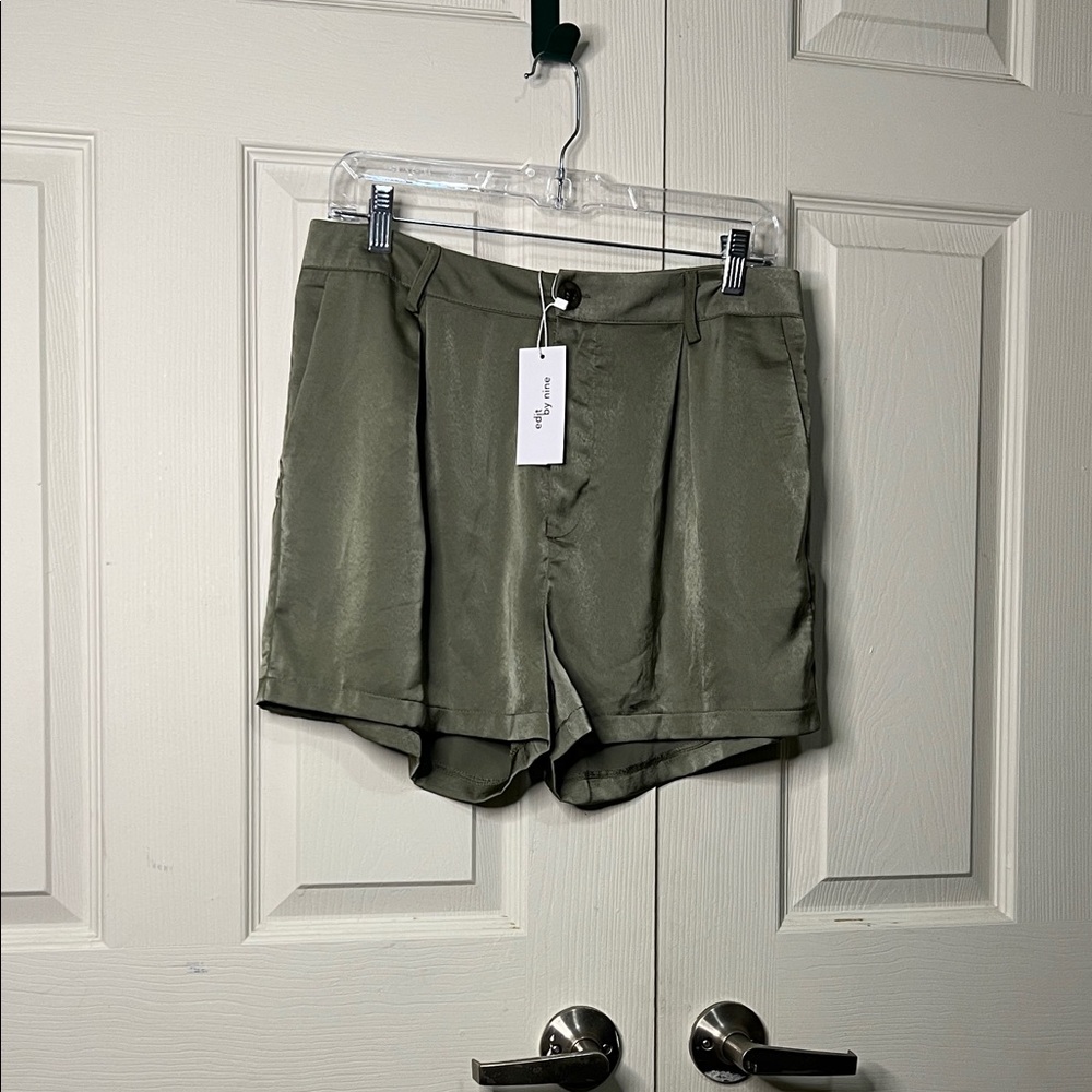 Sleek Olive Women's Shorts